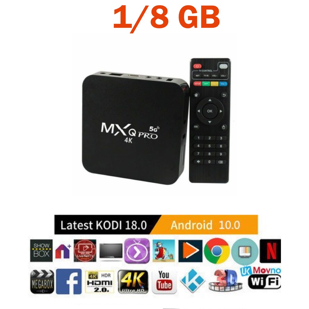 Jual (COD) SMART TV BOX ANDROID TV BOX MXQ PRO 4K 5G GARANSI MEDIA
