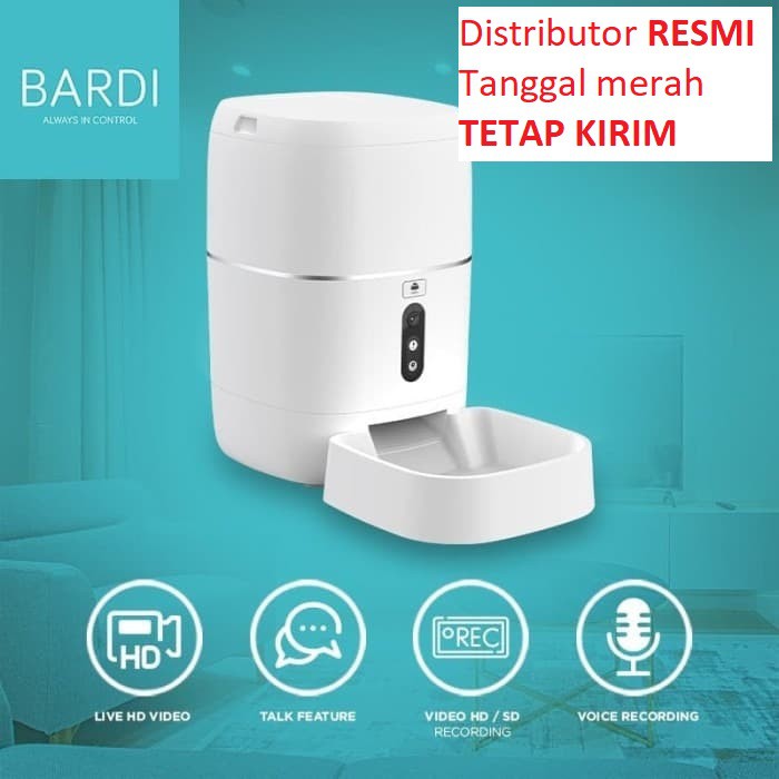 BARDI Smart Wi-Fi Pet Feeder (Dispenser Makanan Anjing/Kucing Otomatis)