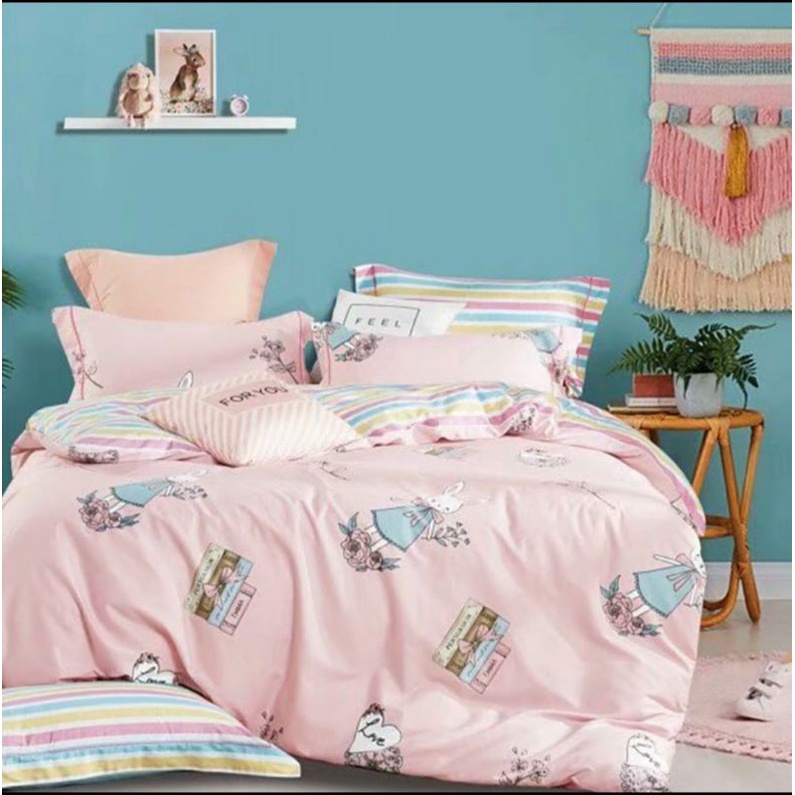 Jual Sprei Set Sleepy Buddy Uk 160x200cm (queen Size) | Shopee Indonesia