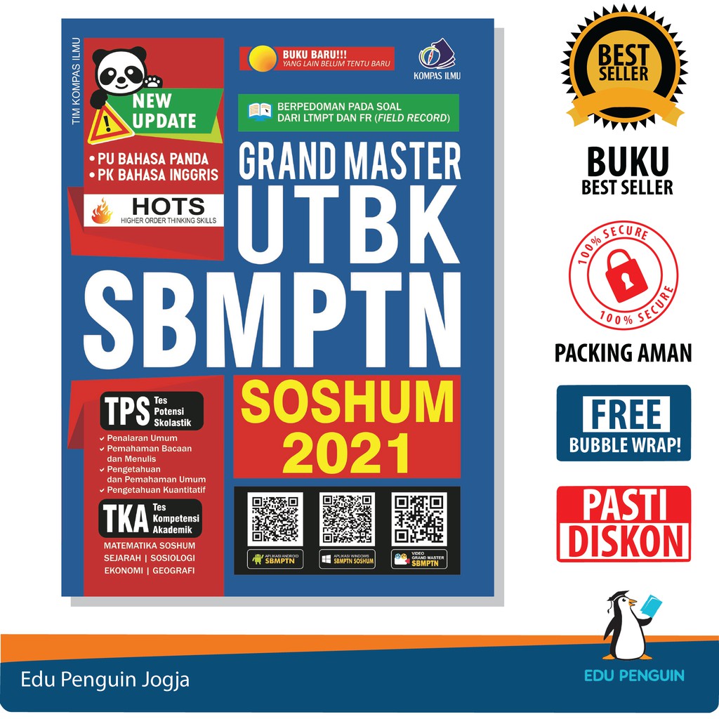 Buku New Update Grand Master Utbk Sbmptn Soshum 2021 Shopee Indonesia