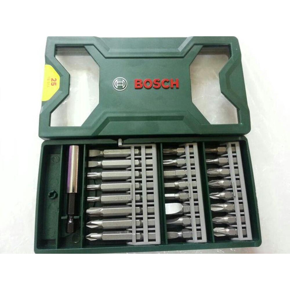 Dijual Mata Bor Set Bosch Screwdriver Bit Set 25 pieces Mini XLine Berkualitas