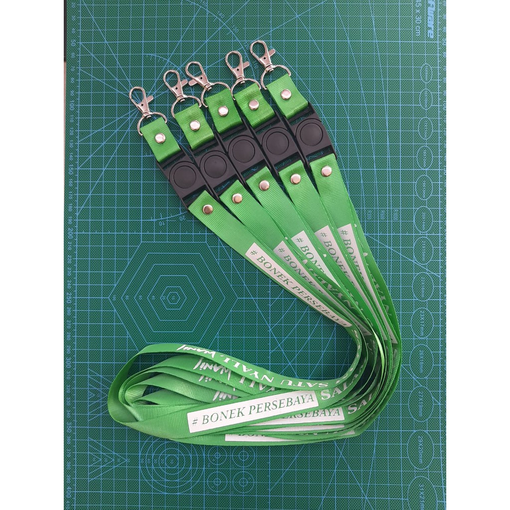 

SABLON Tali Persebaya Murah / Lanyard ID CARD Coach / Lanyard Persebaya / Tali ID Card / Tali KTA