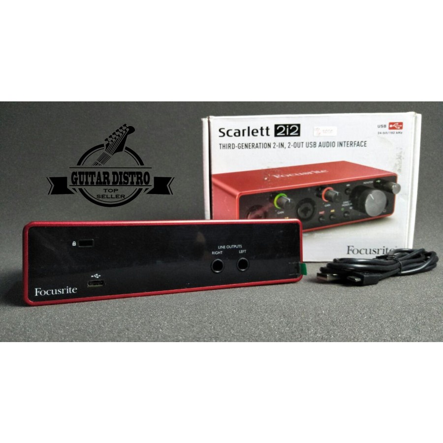 INTERFACE FOCUSRITE SCARLETT 2I2 3 generation