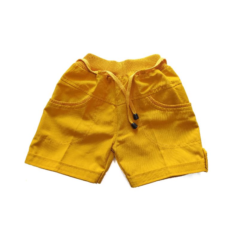 Celana Pendek Santai Harian Anak Unisex Cowok Cewek 1-5 Tahun Hotpants Candypants