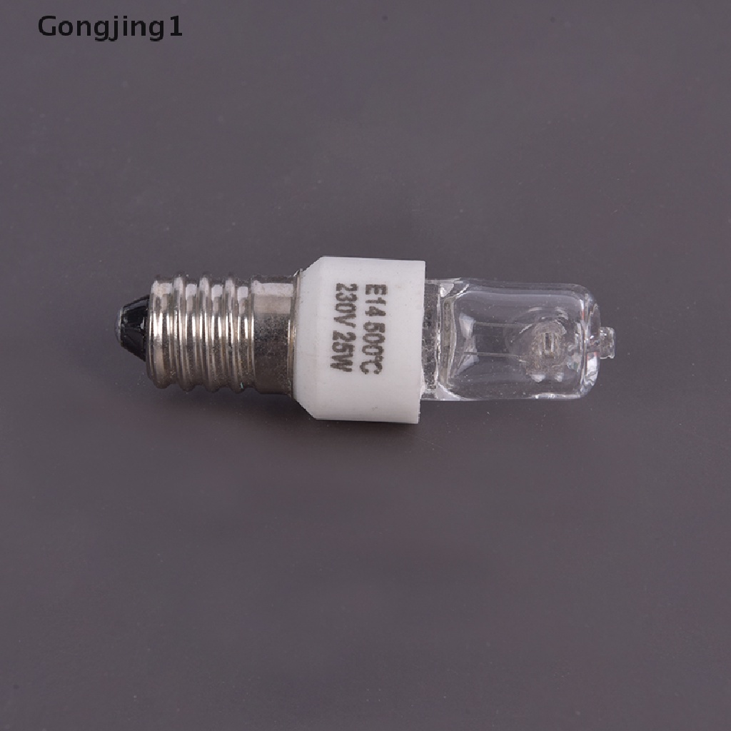 Gongjing1 Bohlam Lampu Halogen E14 Tahan Suhu Tinggi Untuk Microwave / Oven