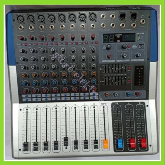 Mixer AB KV 80i 8 Channel Usb Bluetooth Original