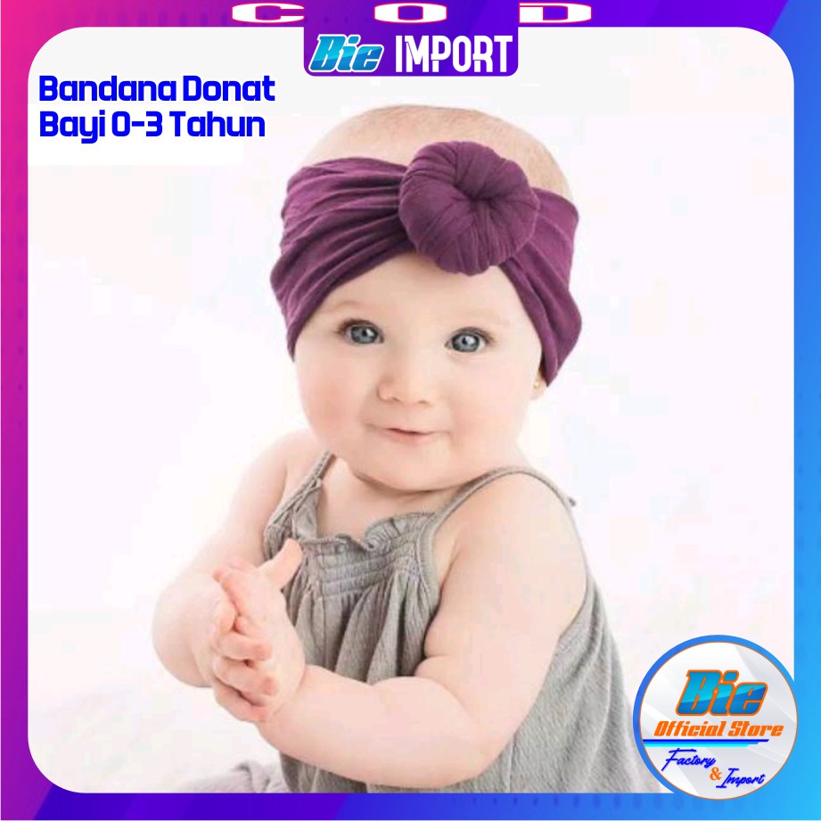 Bandana Bayi Donat Impor Best Seller