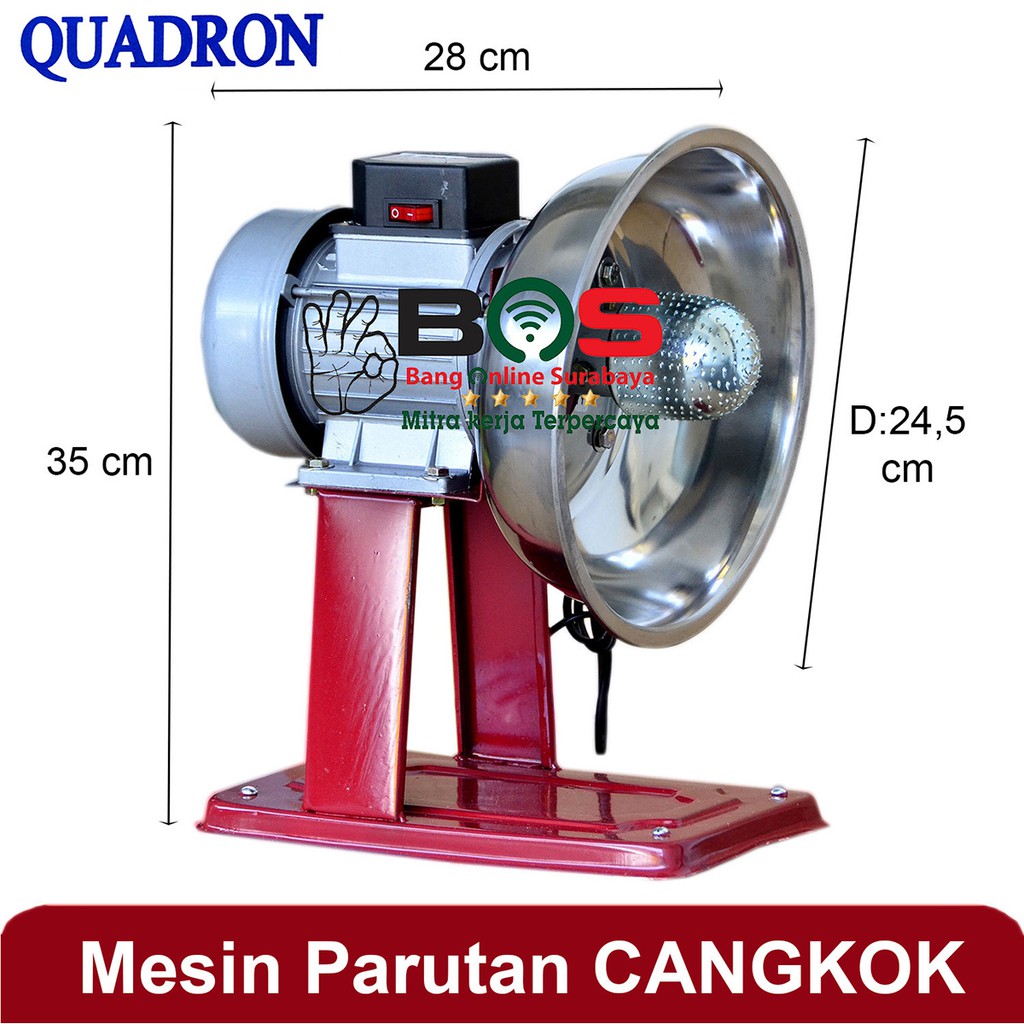 Parutan Quadron Parutan Ubi Singkong Kelapa Jahe Nanas Listrik Cangkok