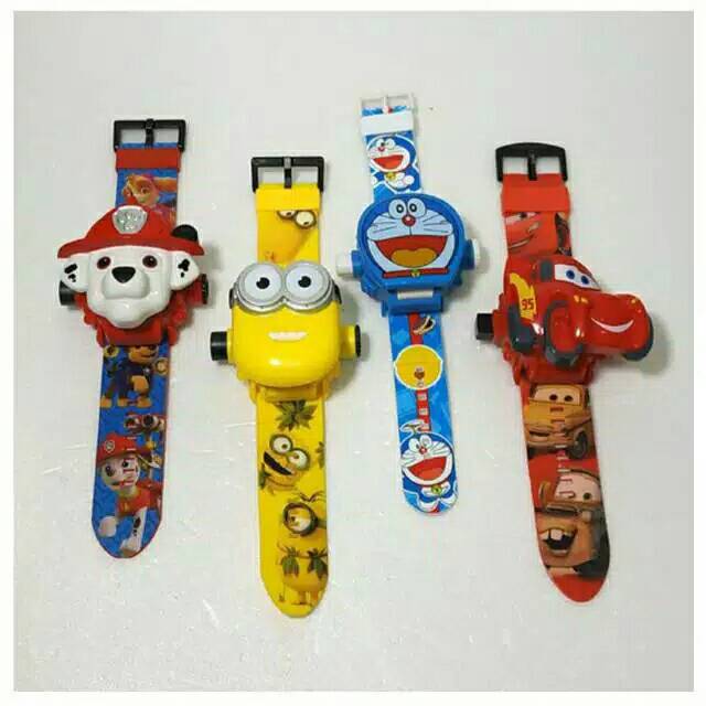 Jam Tangan Fashion Anak-Anak Laser Proyektor Jumbo