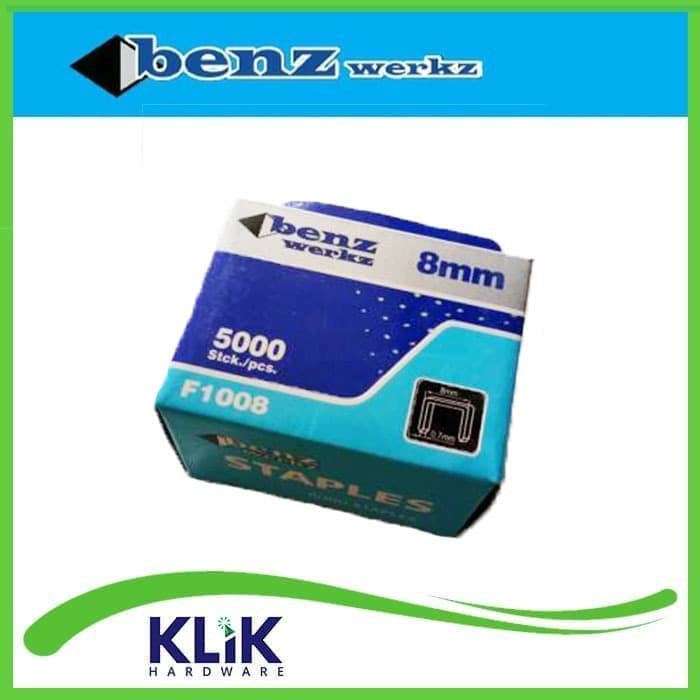 Benz Isi Staples Gun Tembak 1008F 8 mm 1008 F 5000 Pcs