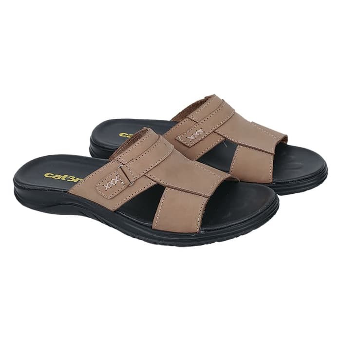 Unik KULIT GARUT ASLI sandal pria cz1 original sendal casual slop laki-laki terbaik