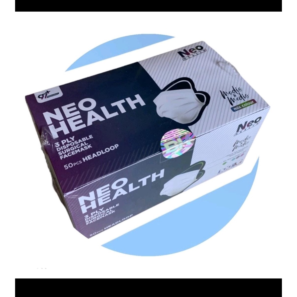 MASKER EARLOOP MEDIS NEO HEALTH MIX ISI 50/ MASKER EARLOOP BAHAN PREMIUM