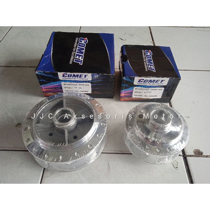 Tromol Rx.king Chrome Depan Belakang