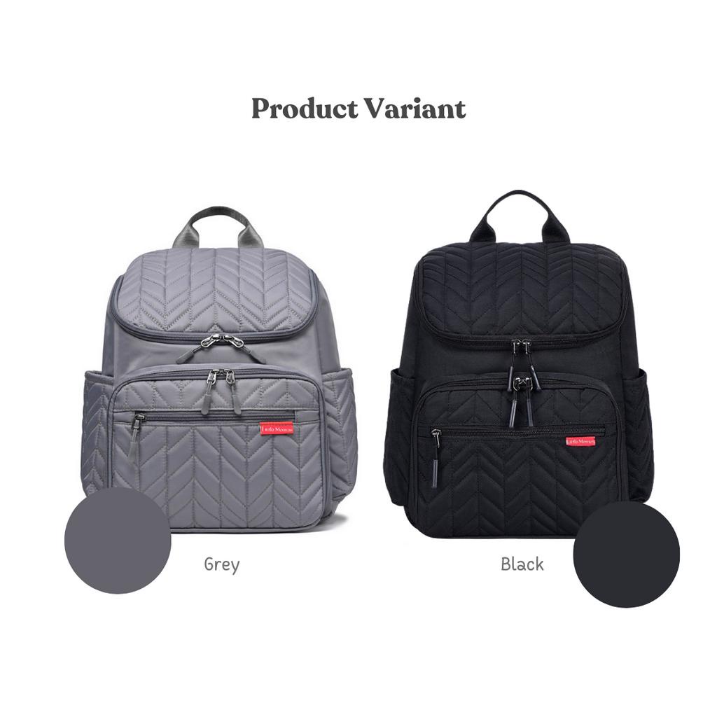 Little Momos Tas Perlengkapan Bayi Travelling Diaper Bag Ransel Backpack Premium