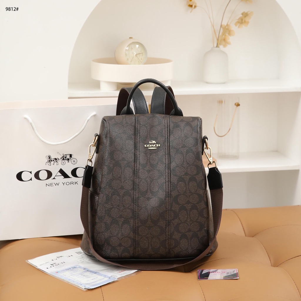 Signature Backpack Shoulder Bag With SlingBag 9812