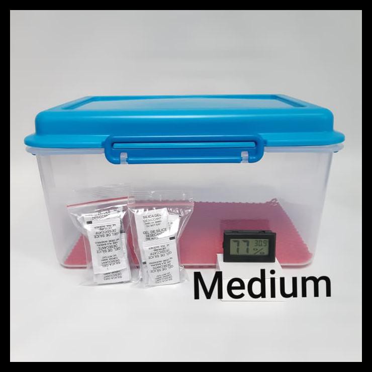 Drybox Dry Box Kamera Camera Bonus Hygrometer Thermometer