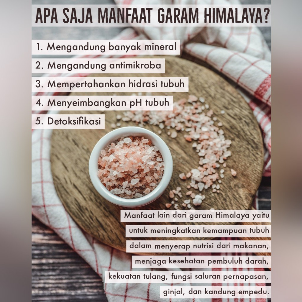 Garam Himalaya Himalayan Salt Resep Jsr 100gr Indonesia