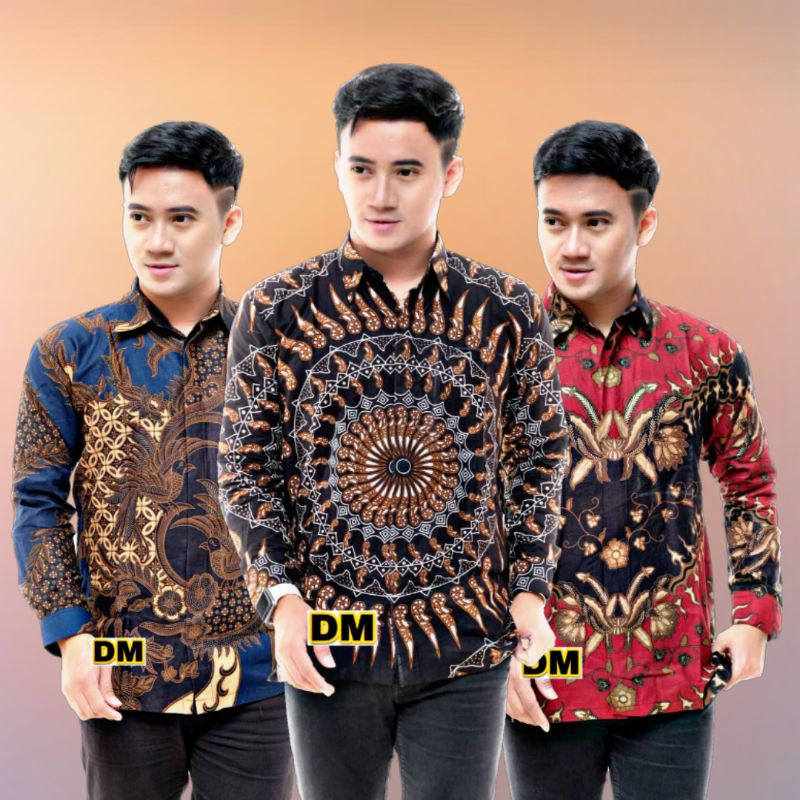 PREMIUM BEST SELLER MODERN Batik Pria Lengan Panjang Bagus Mahal Terbaru