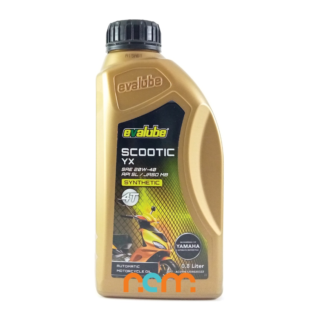 Oli Evalube Scootic Yx 0.8 Liter evalube