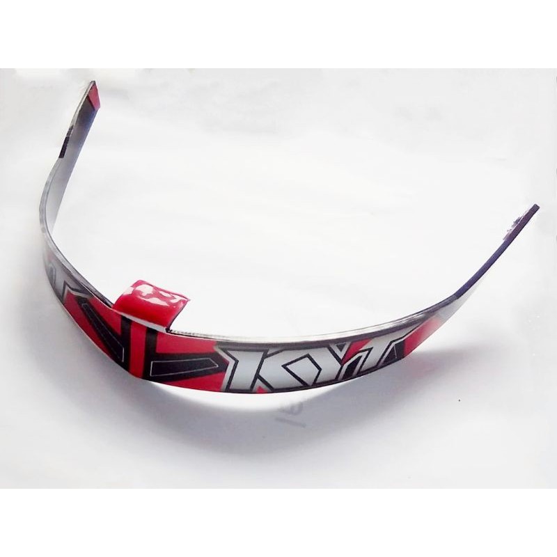 Spoiler Helm KYT TTC / TT Course Electron Red Acrylic
