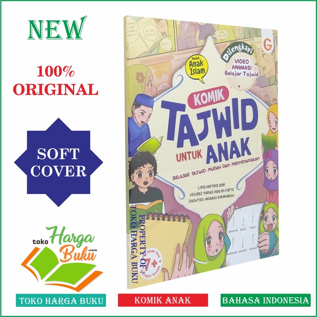 Foto Komik Tajwid Untuk Anak Dilengkapi Video Animasi Belajar Tajwid Komik Anak Islam Penerbit Gema Insani Press