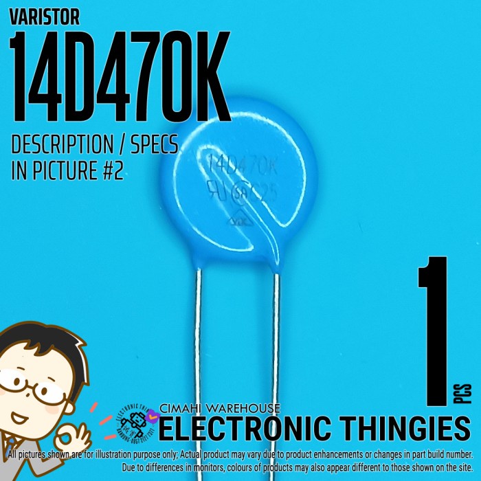 VARISTOR 14D470K VDR 14D470