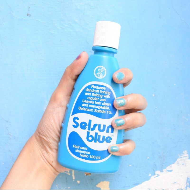 `ღ´ PHINKL `ღ´ Shampo selsun Blue (60ml) untuk ketombe parah dan hair loss rambut rontok kulit kepala bersisik