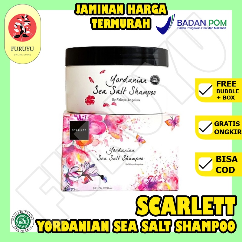 Scarlett Whitening Yordanian Sea Salt Shampoo Original BPOM