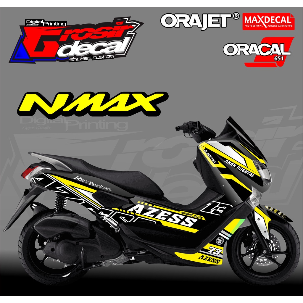 DECAL YAMAHA NMAX 155 STICKER YAMAHA NMAX 155 FULLBODY