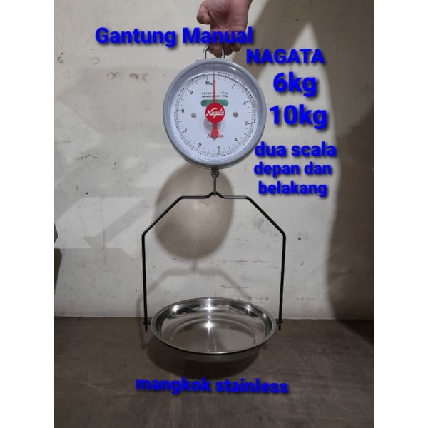 Timbangan Gantung Manual Nagata 6 kg dan 10kg