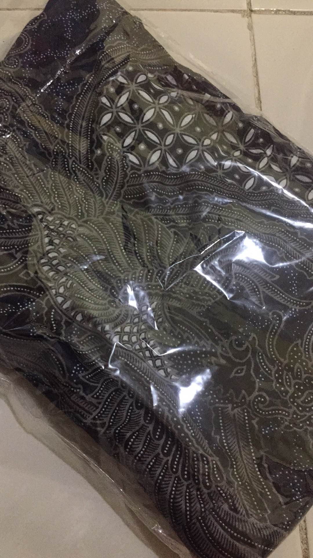 Kemeja Batik Pria Modern Lengan Panjang Casual Modis Slim Fit Trendy Masa Kini Ol 162