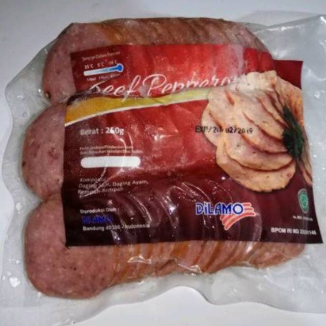 

Dilamo Beef Pepperoni 250gr