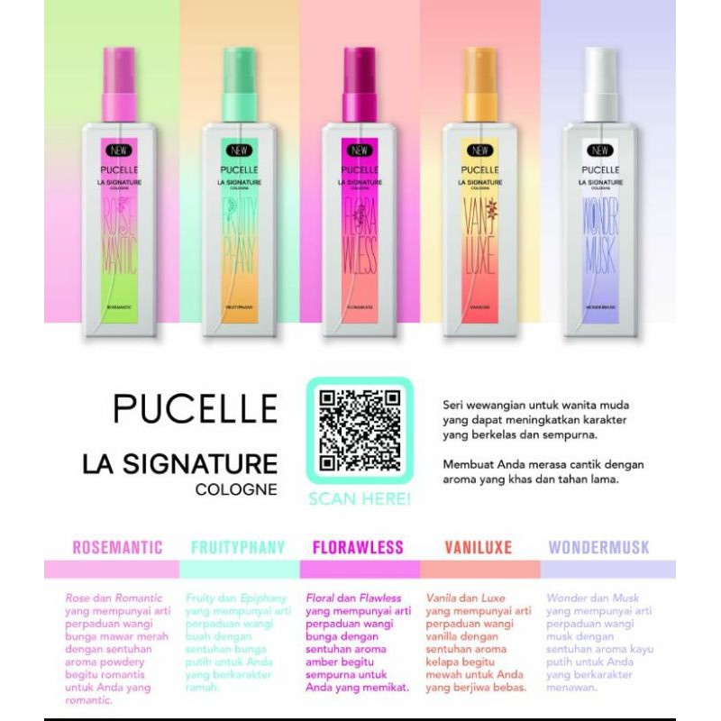 ❄️MATCHA❄️ PUCELLE LA SIGNATURE COLOGNE - PARFUM SPRAY COLOGONE SIGNATURE