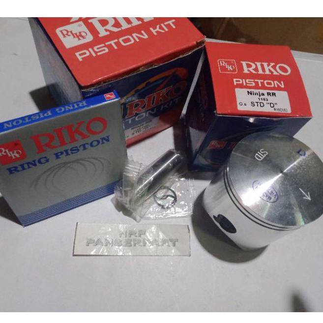 PISTON KIT SEHER SET RING KAWASAKI NINJA R RR 150 59 MM PEN 15 STANDAR /STD 59 MM KODE D RIKO-2