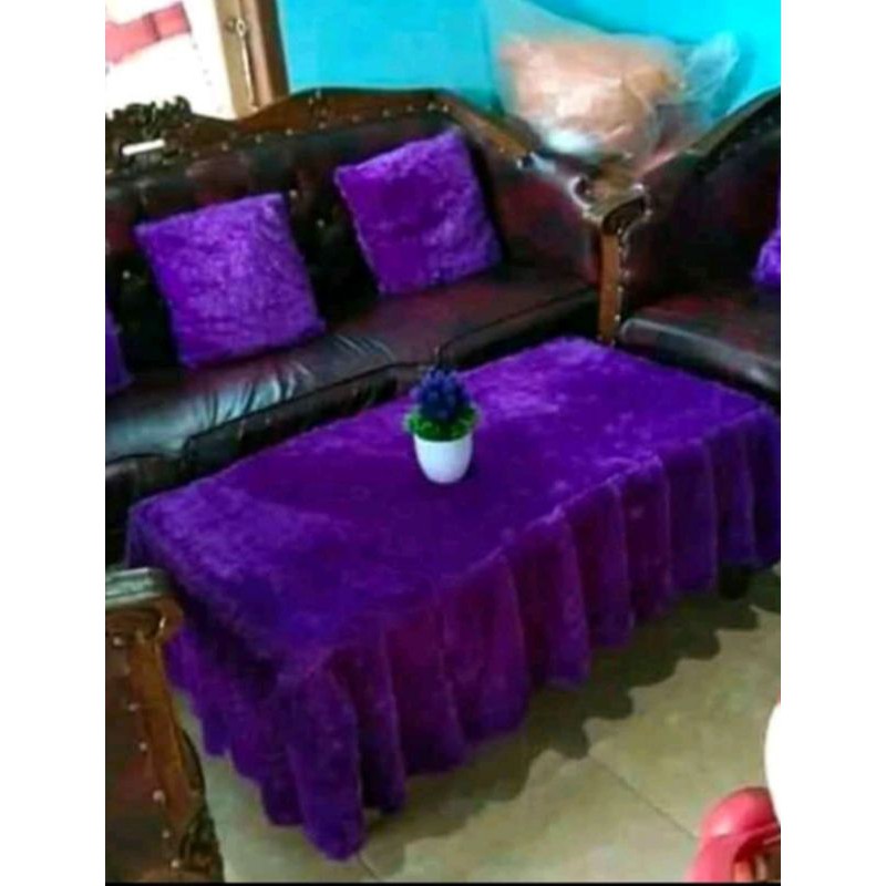 TAPLAK MEJA BULU RASFUR UKURAN 120X60 (rempel)