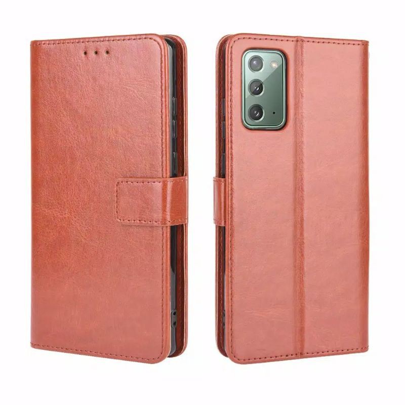 Samsung S20 Fe / A12 / S20Fe Flip Cover Kancing Leather Case Casing Dompet Wallet