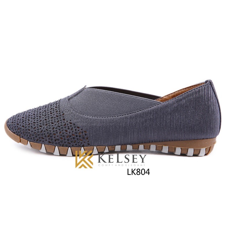 (GRATIS ALAS KAKI) NICOLE SEPATU SLIP ON KELSEY LK804