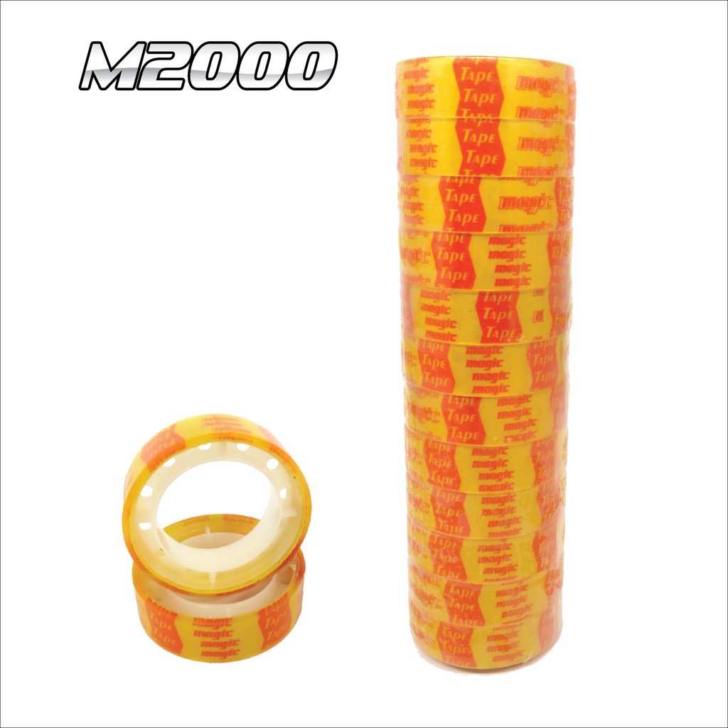 

M2000 Isolasi Kado 12pcs Gold Tape 1/2 Inch 12 mm | GB11AA