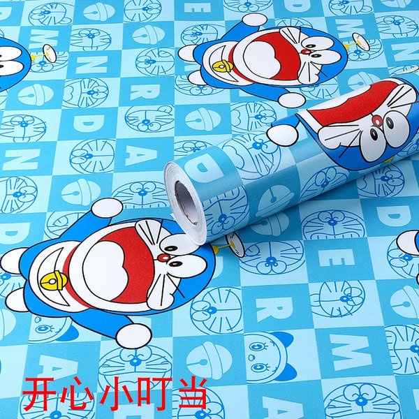 Wallpaper Murah - Wallpaper Dinding Stiker Dinding - Wallpaper Dinding Minimalis - Doraemon