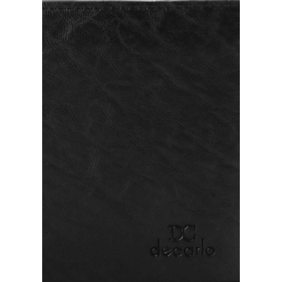 Dompet pria de carlo original/warna hitam/de carlo wallet pluti