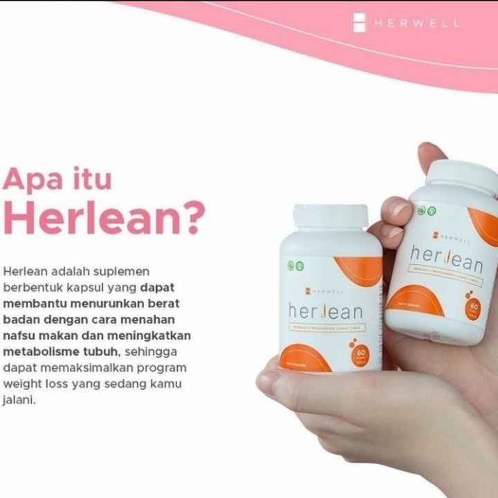 1 HERLEAN + 1 HERVIBE PAKET HERWELL FREE SHAKER