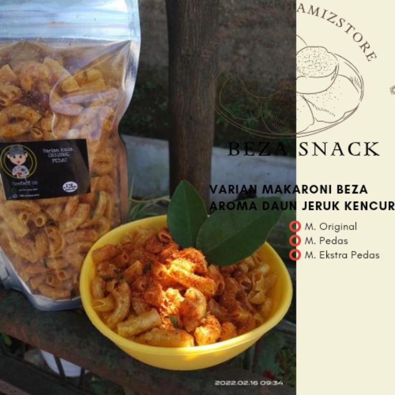 

Makaroni / makroni bantet Pedas cemilan snack 100gr