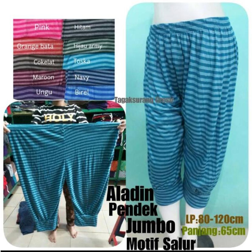 CELANA ALADIN MOTIF SALUR 7/8 SUPER MURAH