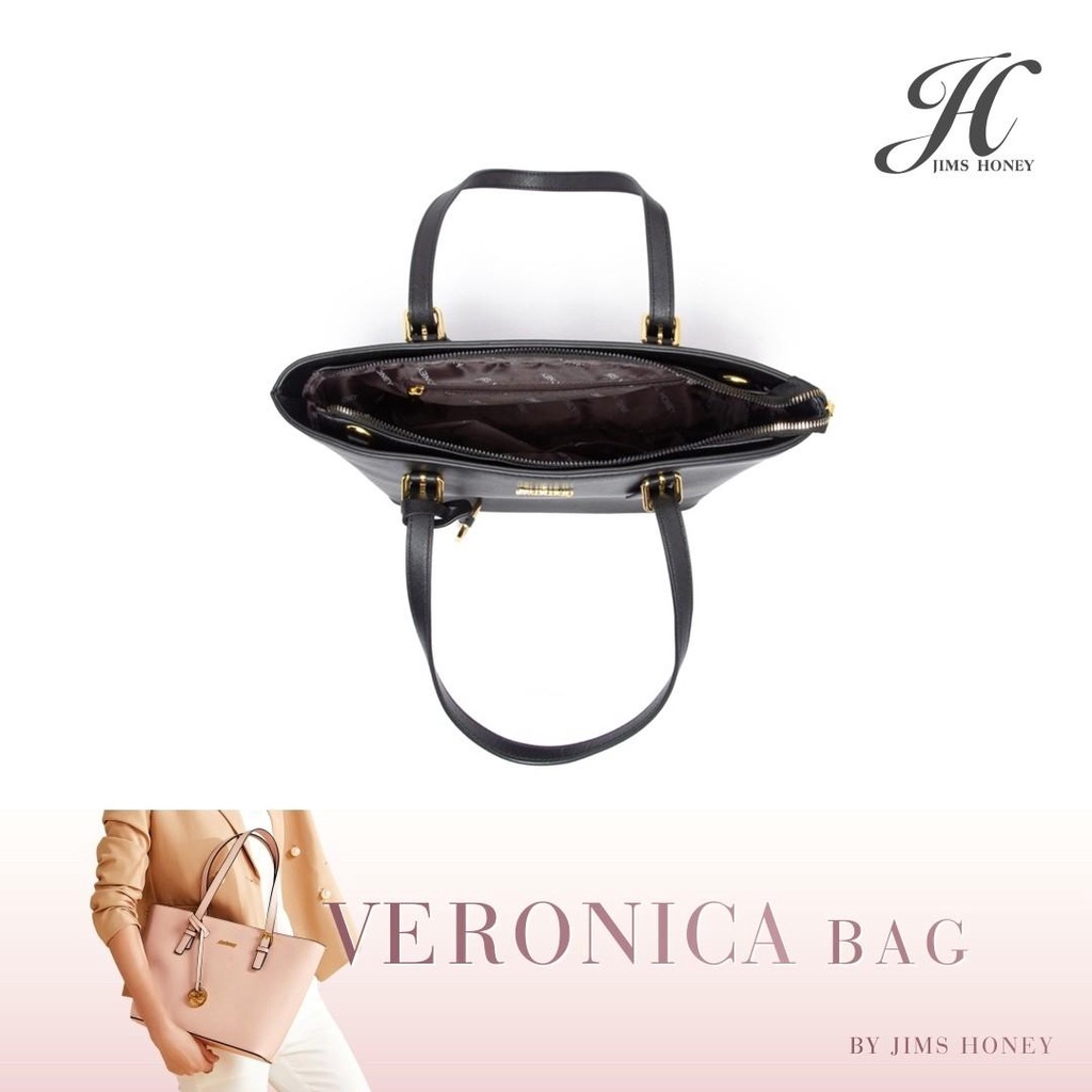 Jims Honey Veronica Bag Tas Tote Kerja Besar Selempang Jinjing Wanita Cewek Resmi Import Fashion Korea Jimshoney