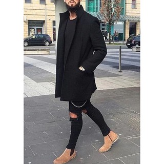 gray overcoat