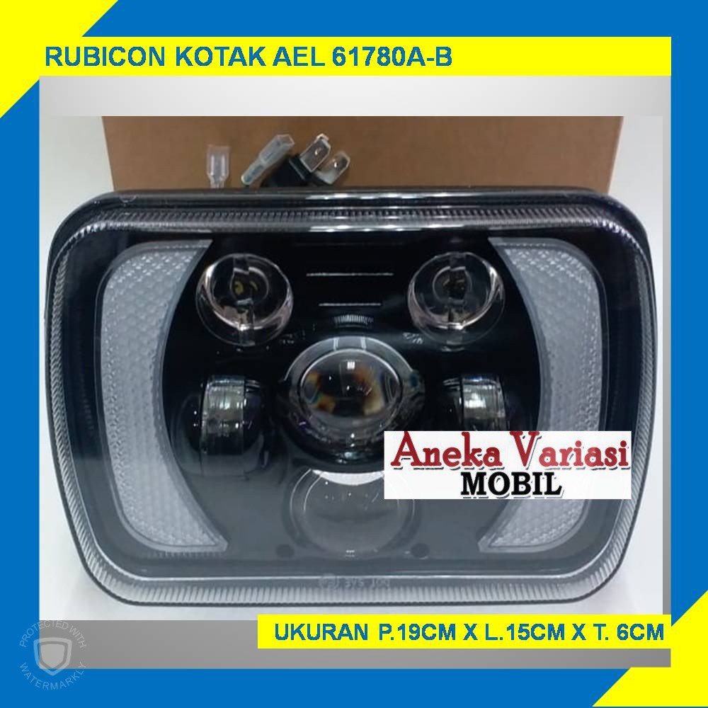 Jual HEADLAMP KOTAK LAMPU UTAMA JEEP RUBICON KOTAK AEL 61780AB DIJUAL PER SET Shopee Indonesia