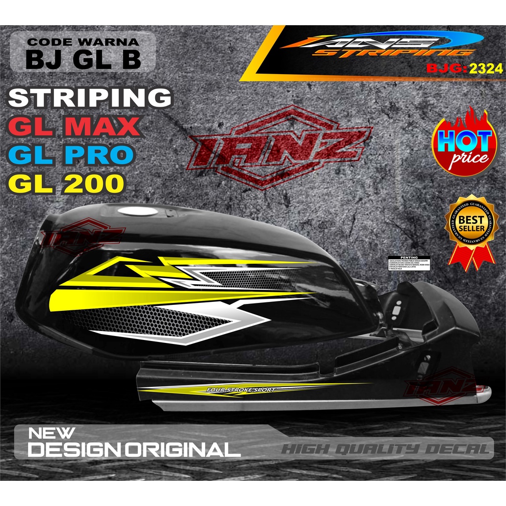 STRIPING GL MAX GL PRO TERBARU / VARIASI STIKER GL TERMURAH / COSTUM STRIPING GL MAX / STIKER MOTOR