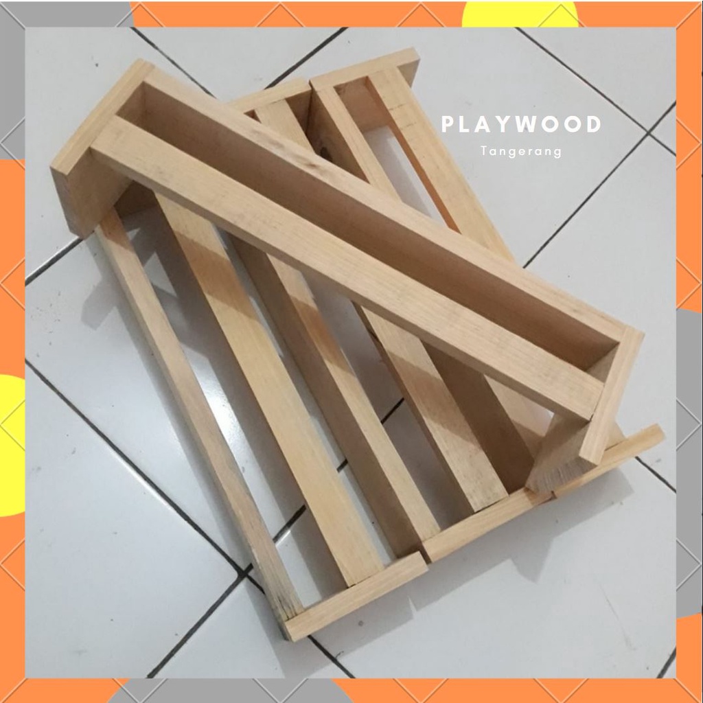 Playwood - rak bumbu murah / rak bumbu dapur / rak bumbu kayu minimalis