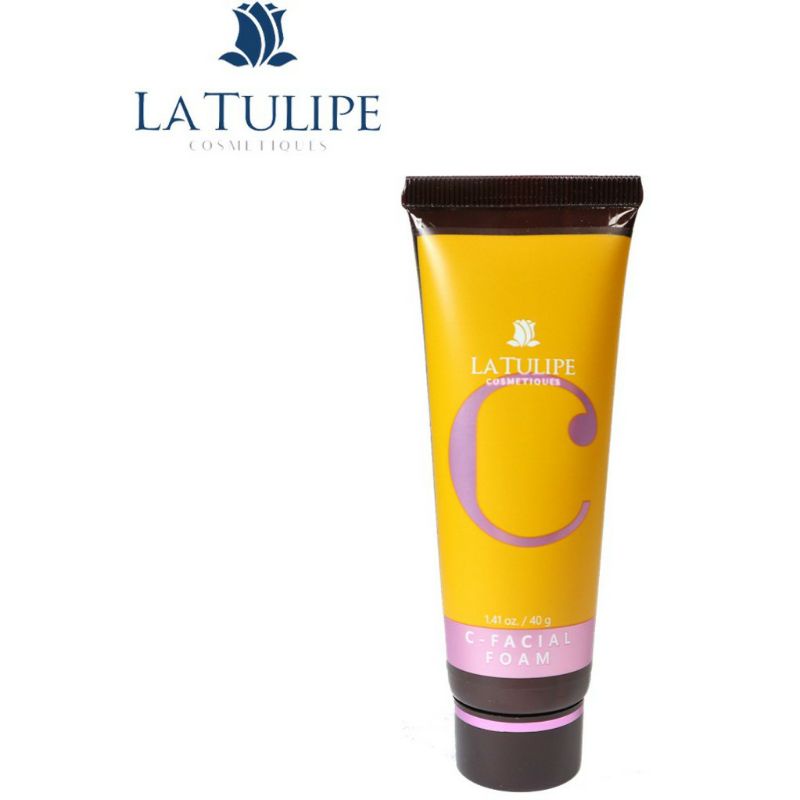La Tulipe La Tulipe C Facial Foam 100gr ~ ORIGINAL 100%
