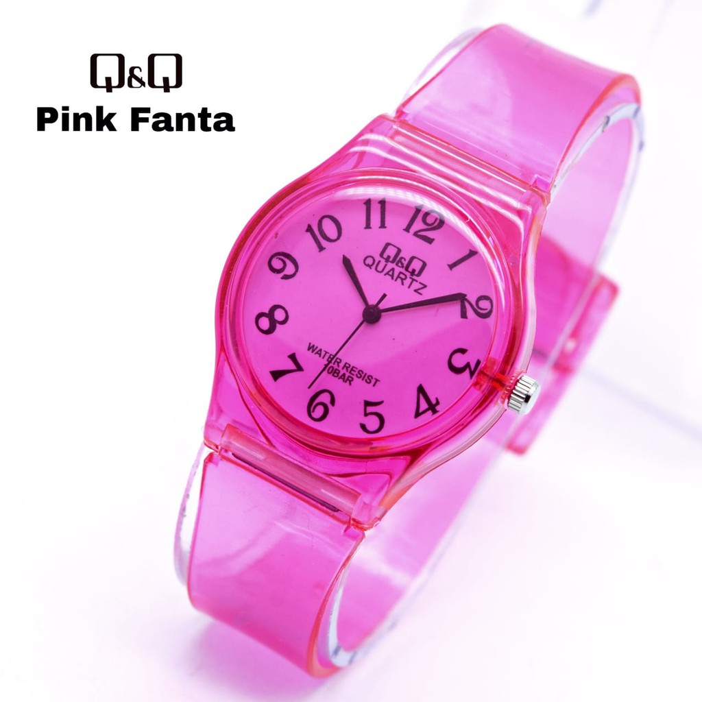 PROMO!!! Jam Tangan Q&Q Angka Rubber Transparant Transparan Bening Karet Murah QQ Best Seller Jelly-5